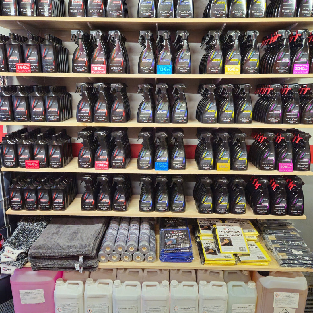 EXAGONE arrive chez E3auto : découvrez le rayon en magasin