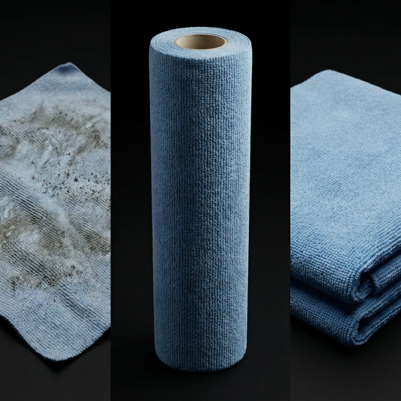 Bobine Hydra E3AUTO - microfibre détachable lavable en machine, utilisée et propre après lavage, réutilisable indéfiniment