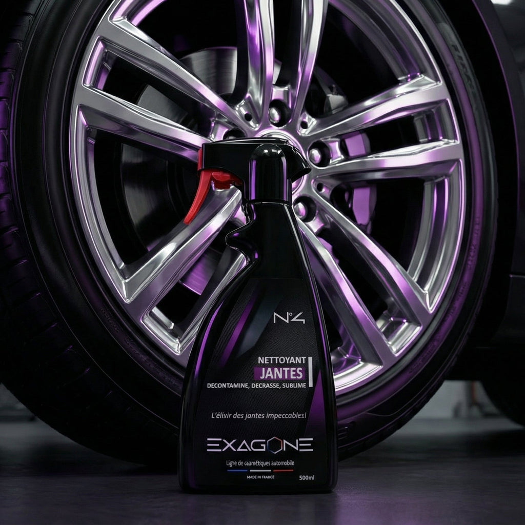 Nettoyant jantes EXAGONE N°4 – décontamination et dégraissage des jantes aluminium