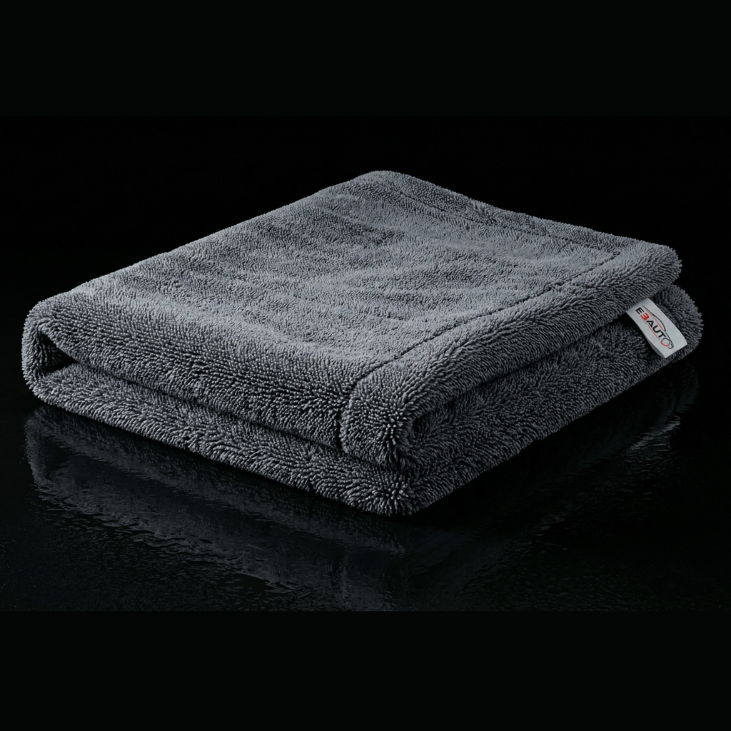 Serviette Manta E3AUTO 1400 GSM - serviette de séchage microfibre ultra-absorbante carrosserie voiture sans traces